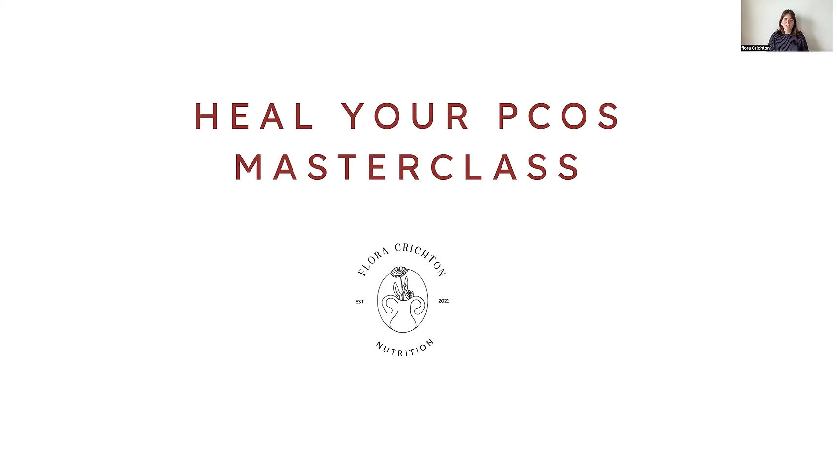 Heal Your PCOS Masterclass 1